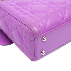 Mini Lambskin Cannage Lady Dior