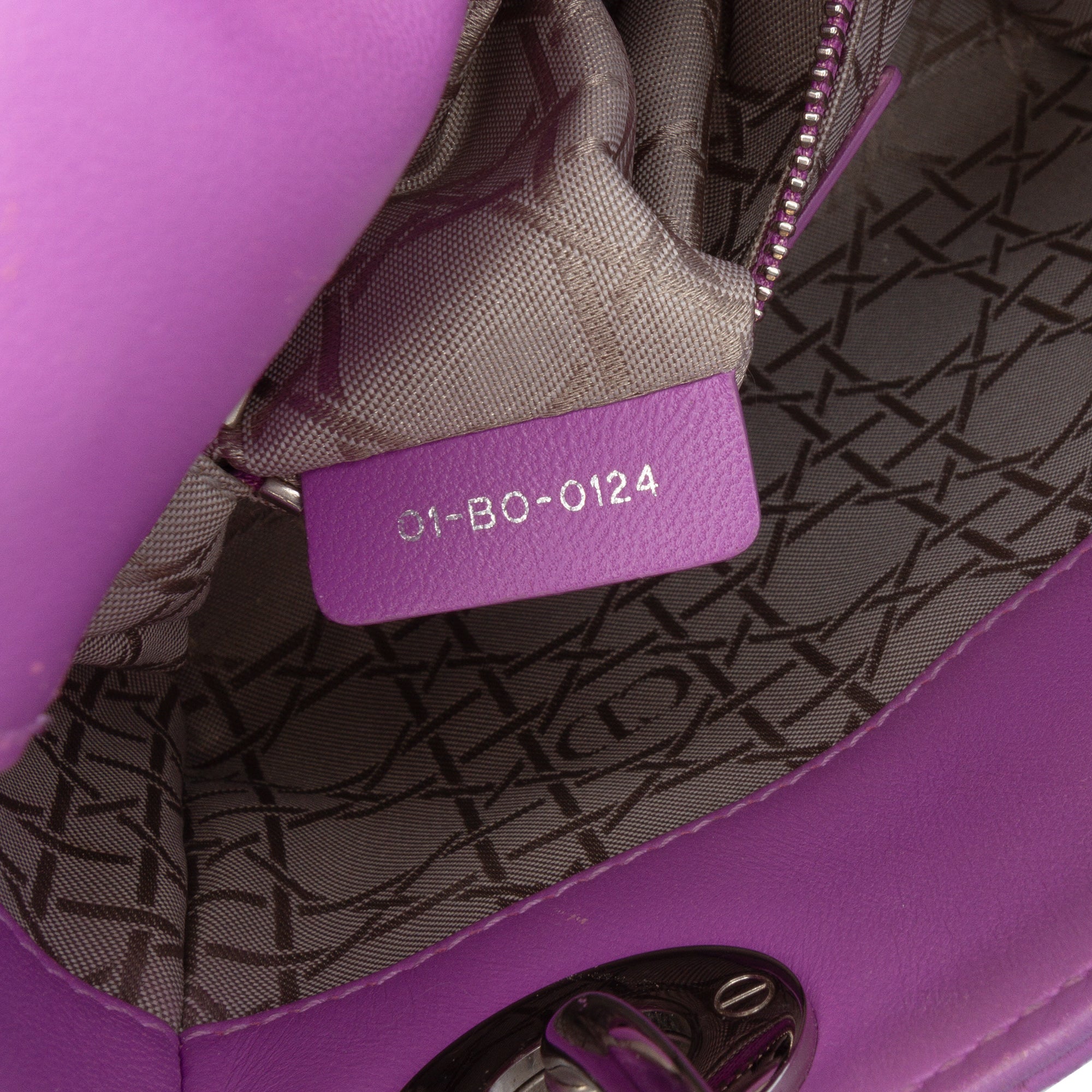 Mini Lambskin Cannage Lady Dior