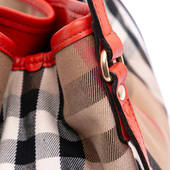 Small House Check Canvas Canterbury Tote