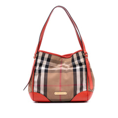 Small House Check Canvas Canterbury Tote