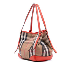 Small House Check Canvas Canterbury Tote