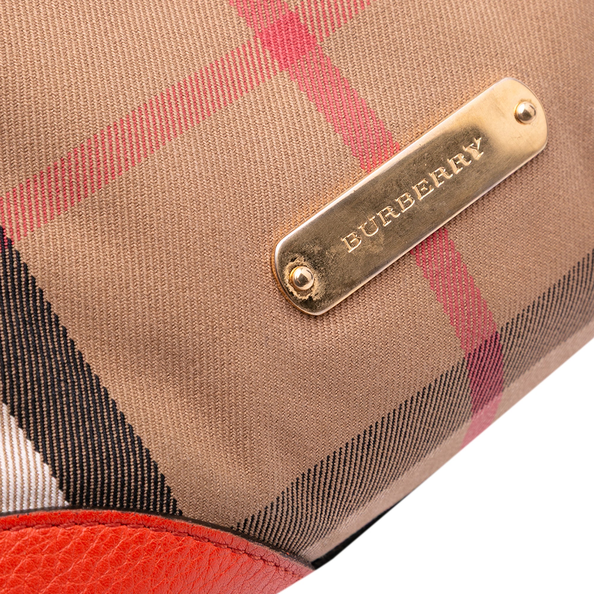 Small House Check Canvas Canterbury Tote
