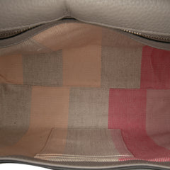 Medium Leather Bamboo Daily Satchel