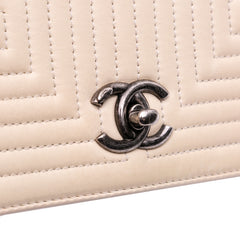 Small Quilted Calfskin Korean Garden Flap