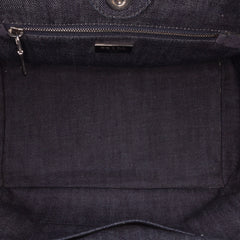 Denim Canapa Bijoux and Grommet Twin Pocket Tote
