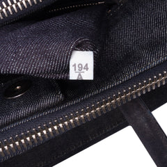 Denim Canapa Bijoux and Grommet Twin Pocket Tote