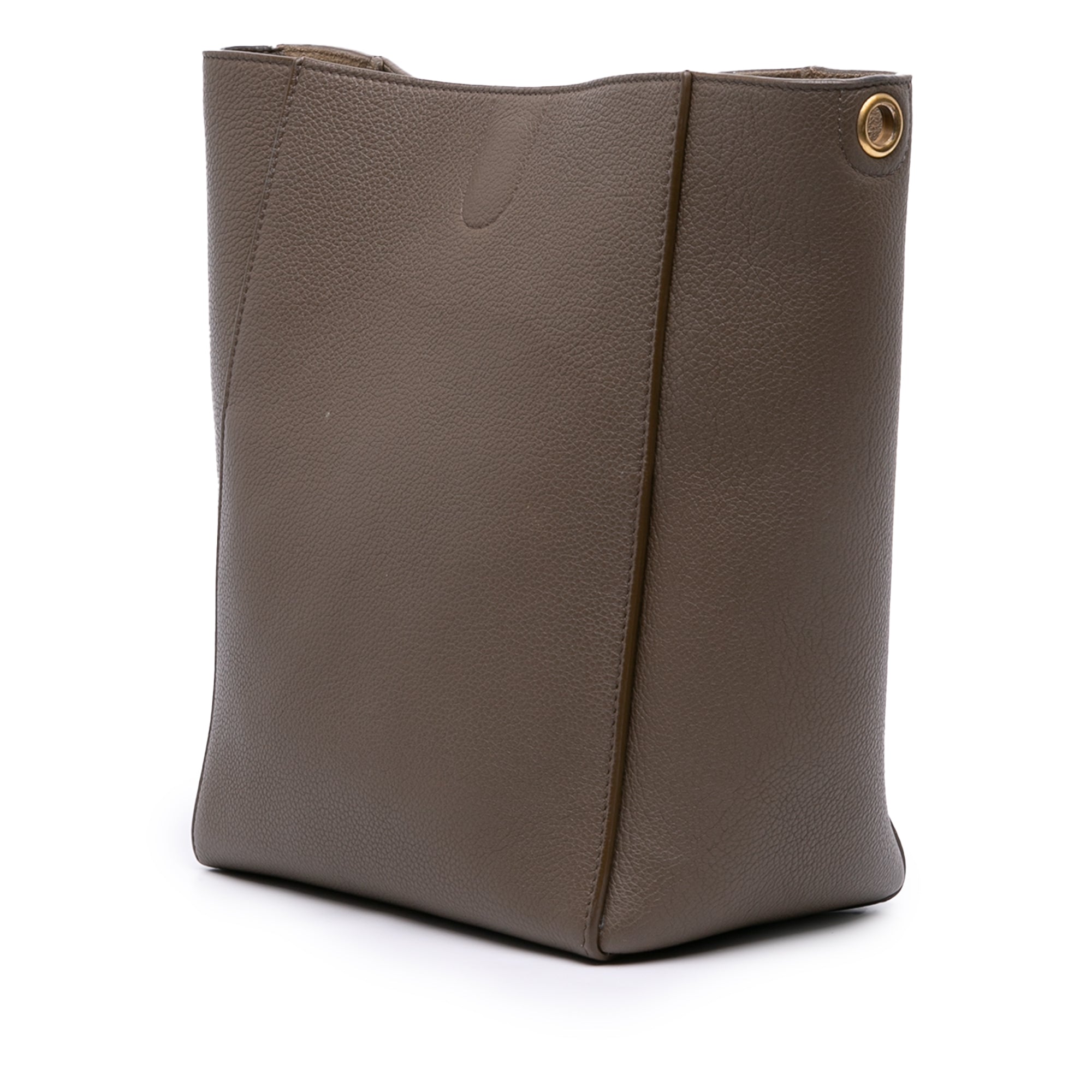 Small Soft Grained Calfskin Seau Sangle Bucket Bag