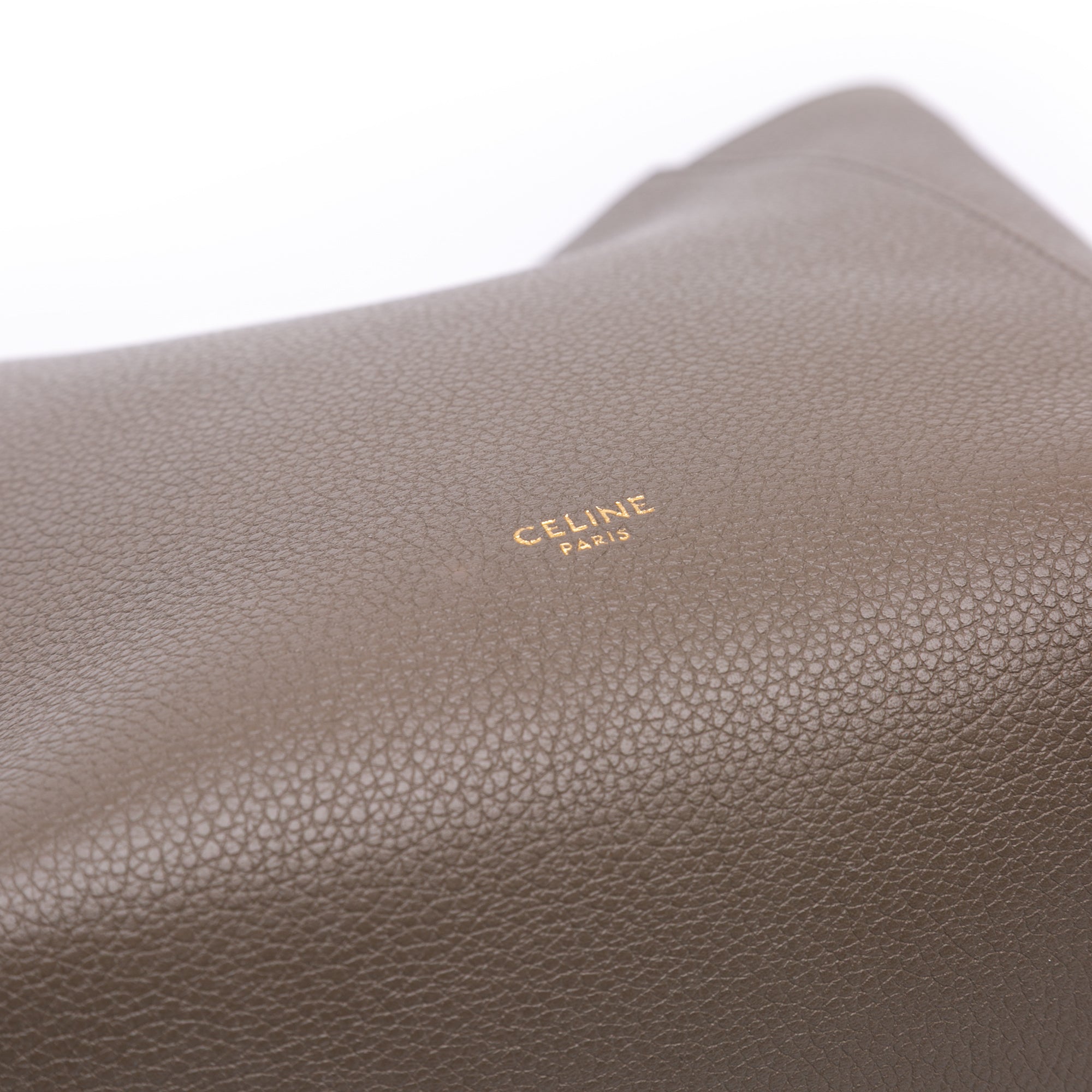 Small Soft Grained Calfskin Seau Sangle Bucket Bag