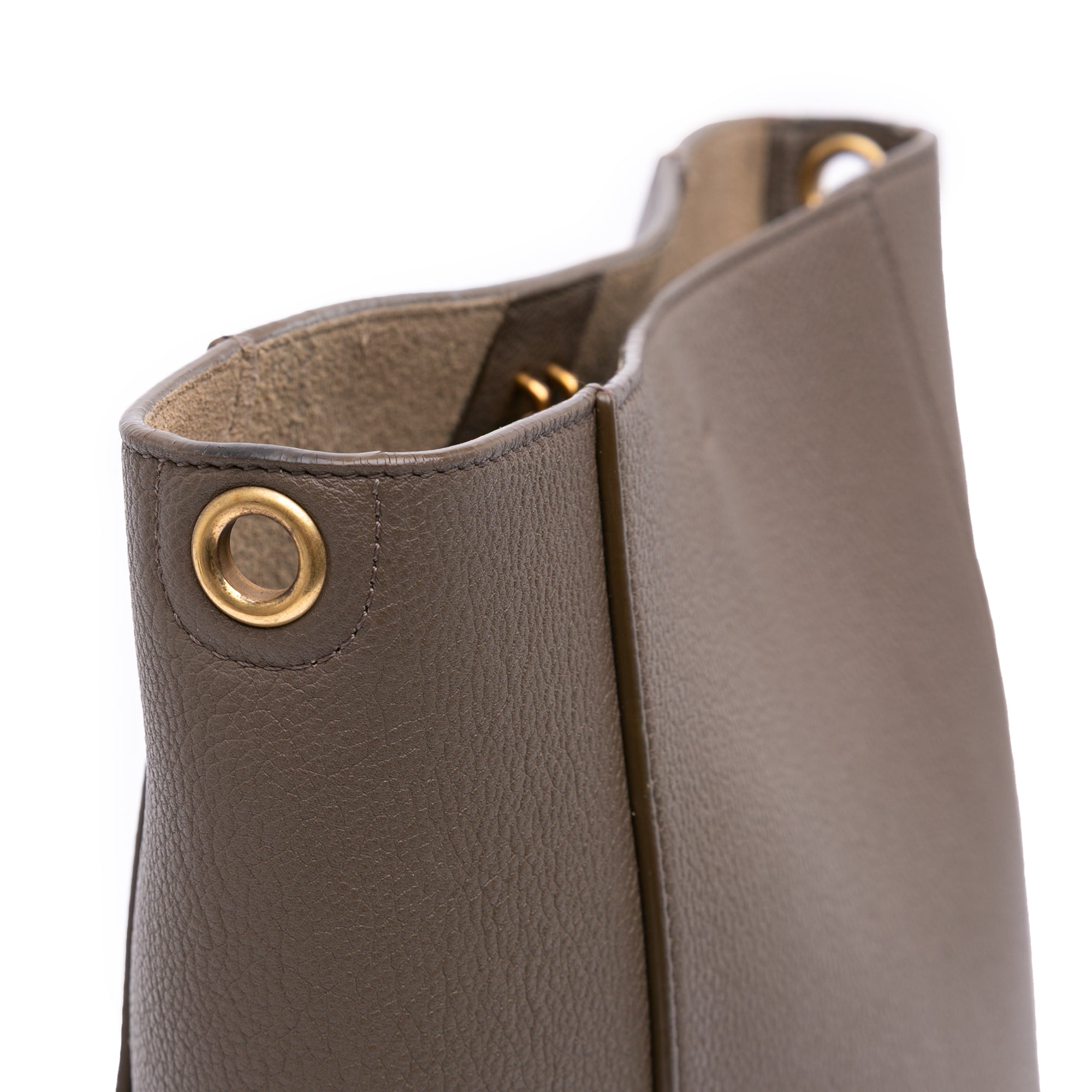 Small Soft Grained Calfskin Seau Sangle Bucket Bag
