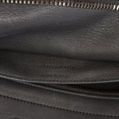 Small Leather Monogram Cabas Satchel