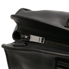 Small Leather Monogram Cabas Satchel