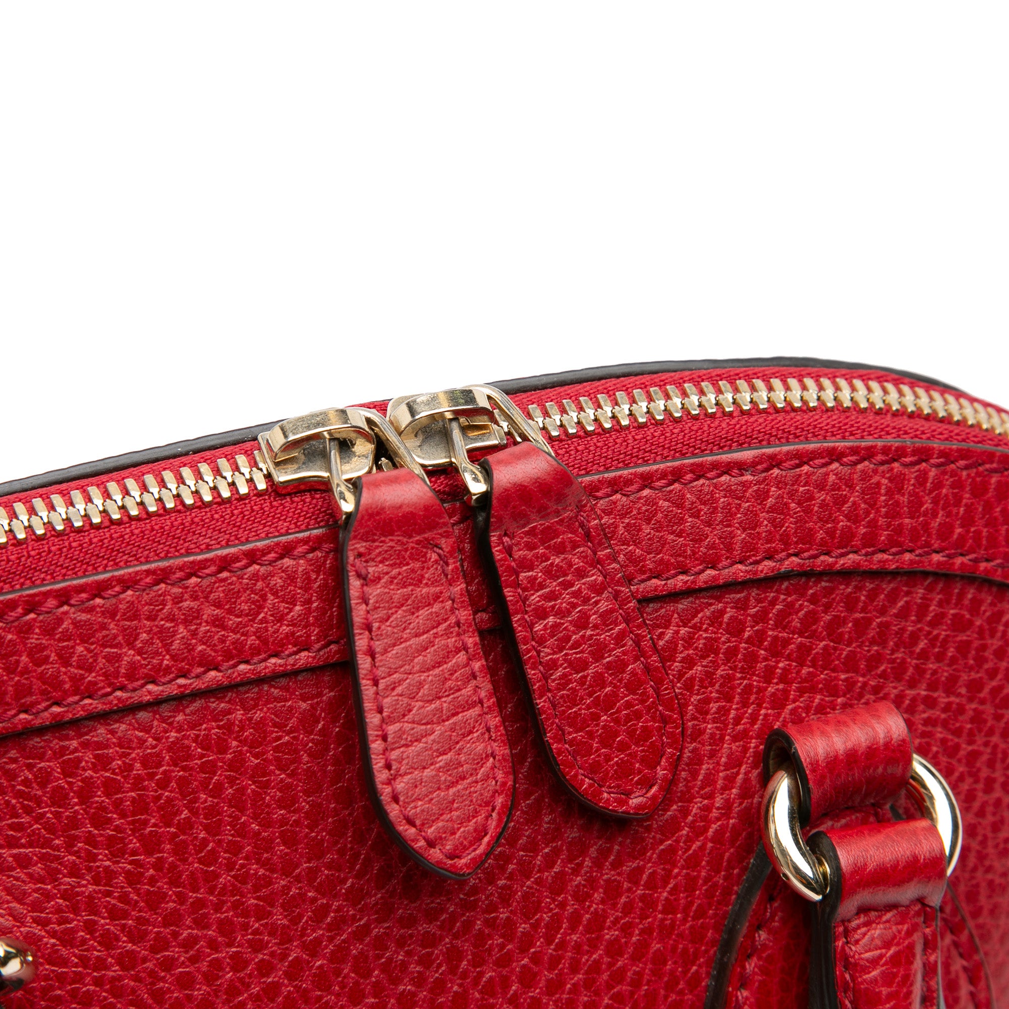 Mini Leather GG Charm Dome Satchel