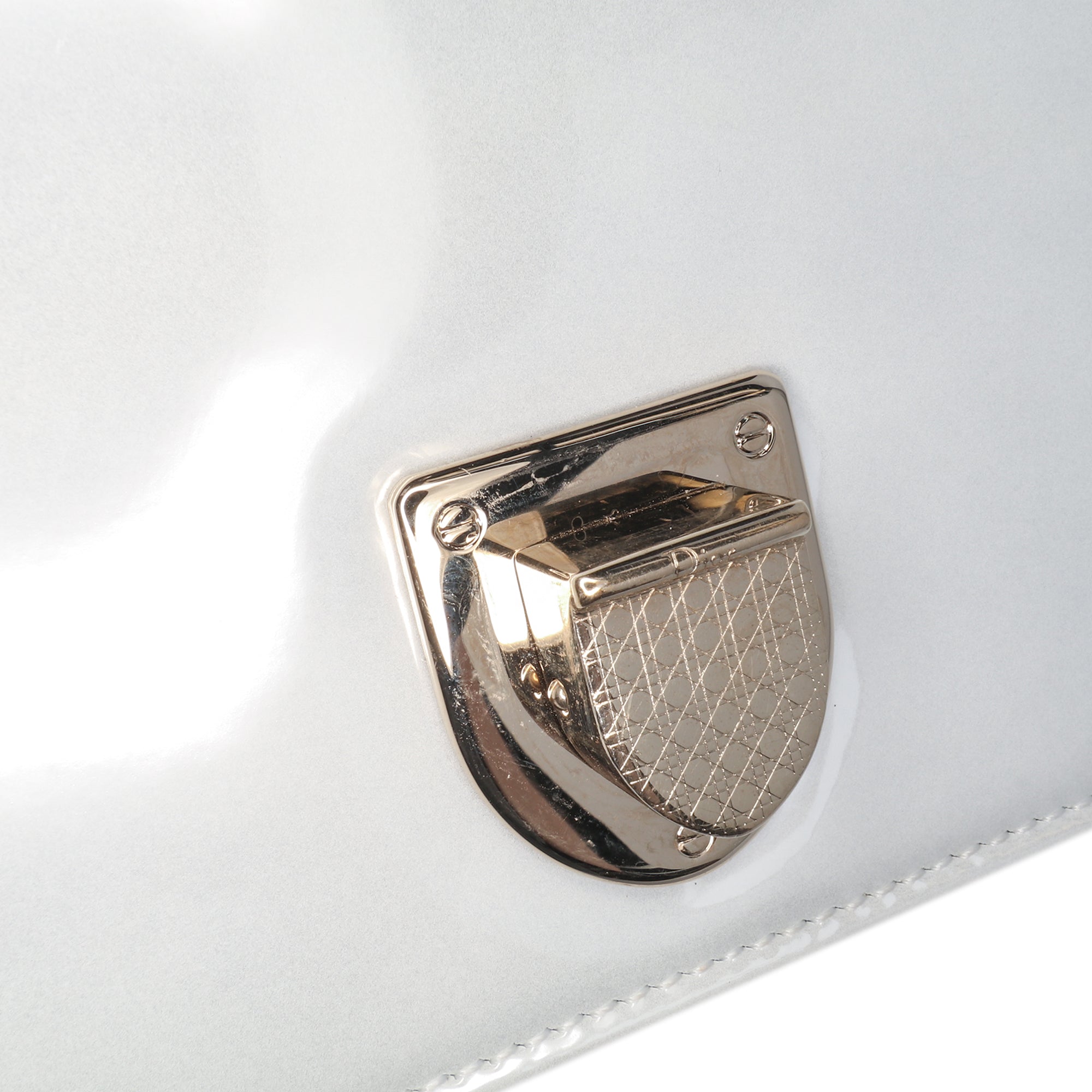 Small Metallic Patent Microcannage Diorama Flap