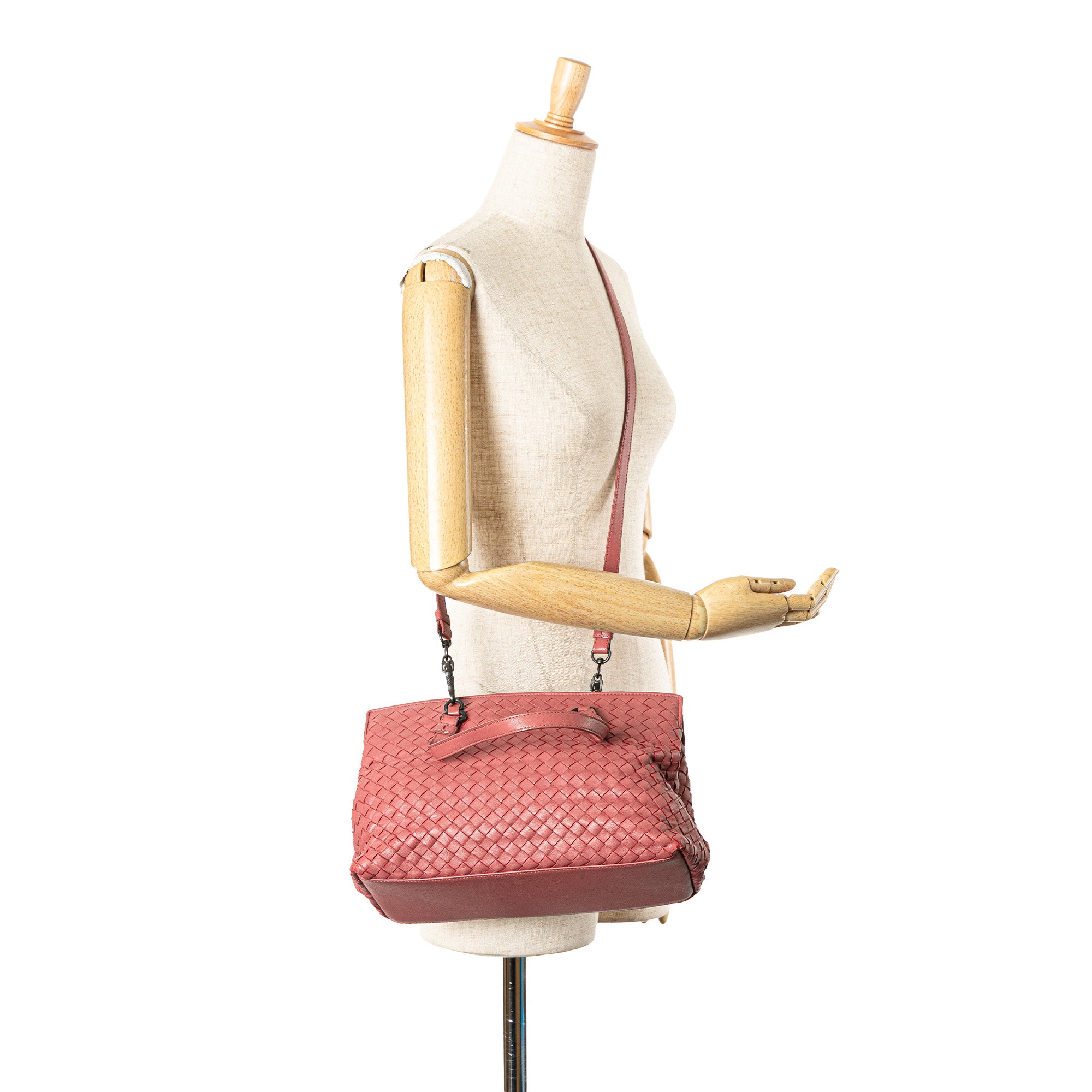 Nappa Intrecciato Satchel