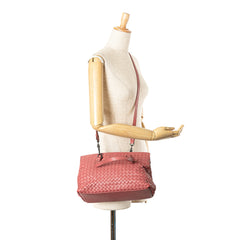 Nappa Intrecciato Satchel