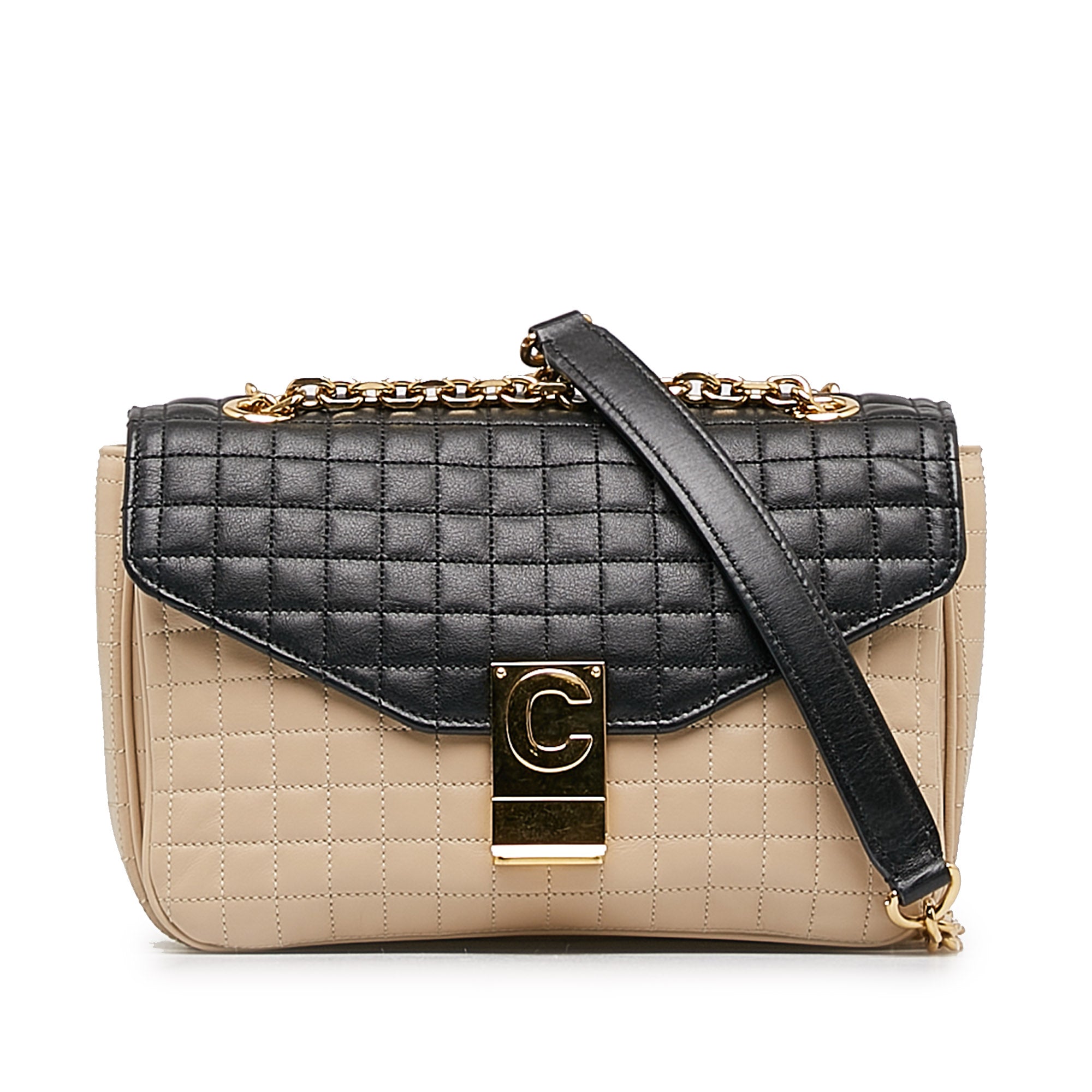 Medium Quilted C Crossbody_0