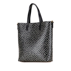 Toy Calfskin Polka Dot North South Shopping Tote