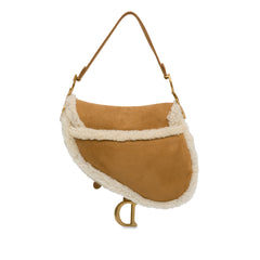 Shearling Suede Saddle Bag_2