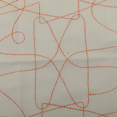 Embroidered Coup de Fouet Cotton Handkerchief