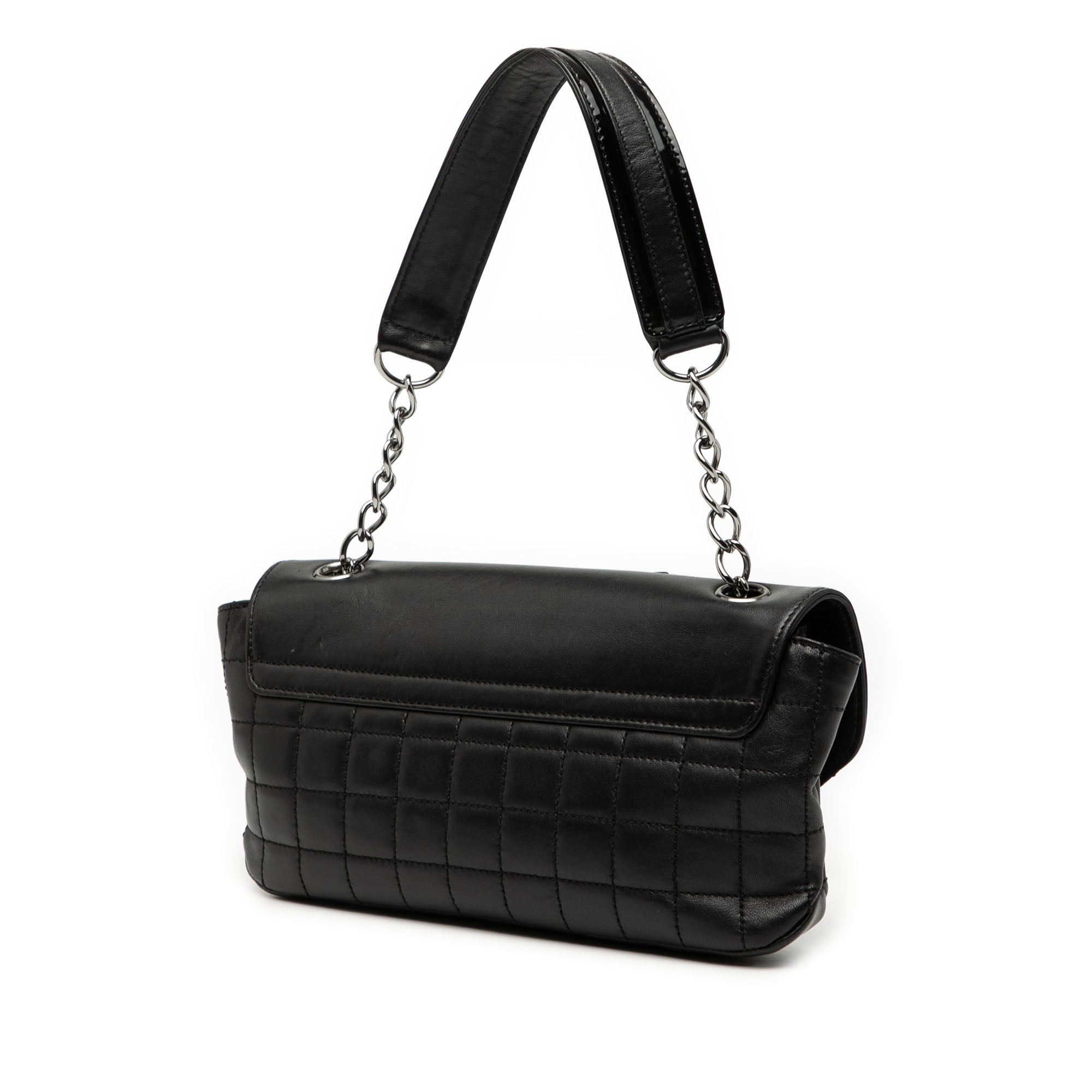 Camellia CC Choco Bar No 5 Lambskin Shoulder Bag