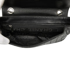 Camellia CC Choco Bar No 5 Lambskin Shoulder Bag