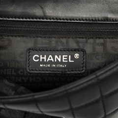 Camellia CC Choco Bar No 5 Lambskin Shoulder Bag