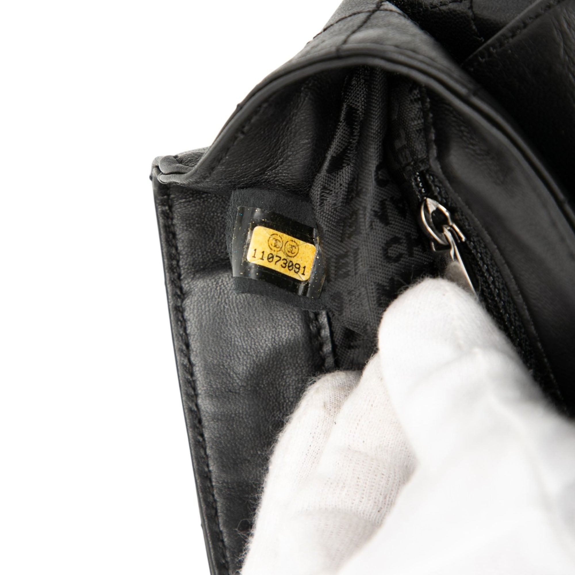 Camellia CC Choco Bar No 5 Lambskin Shoulder Bag