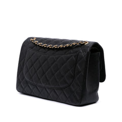 Jumbo Classic Caviar Double Flap