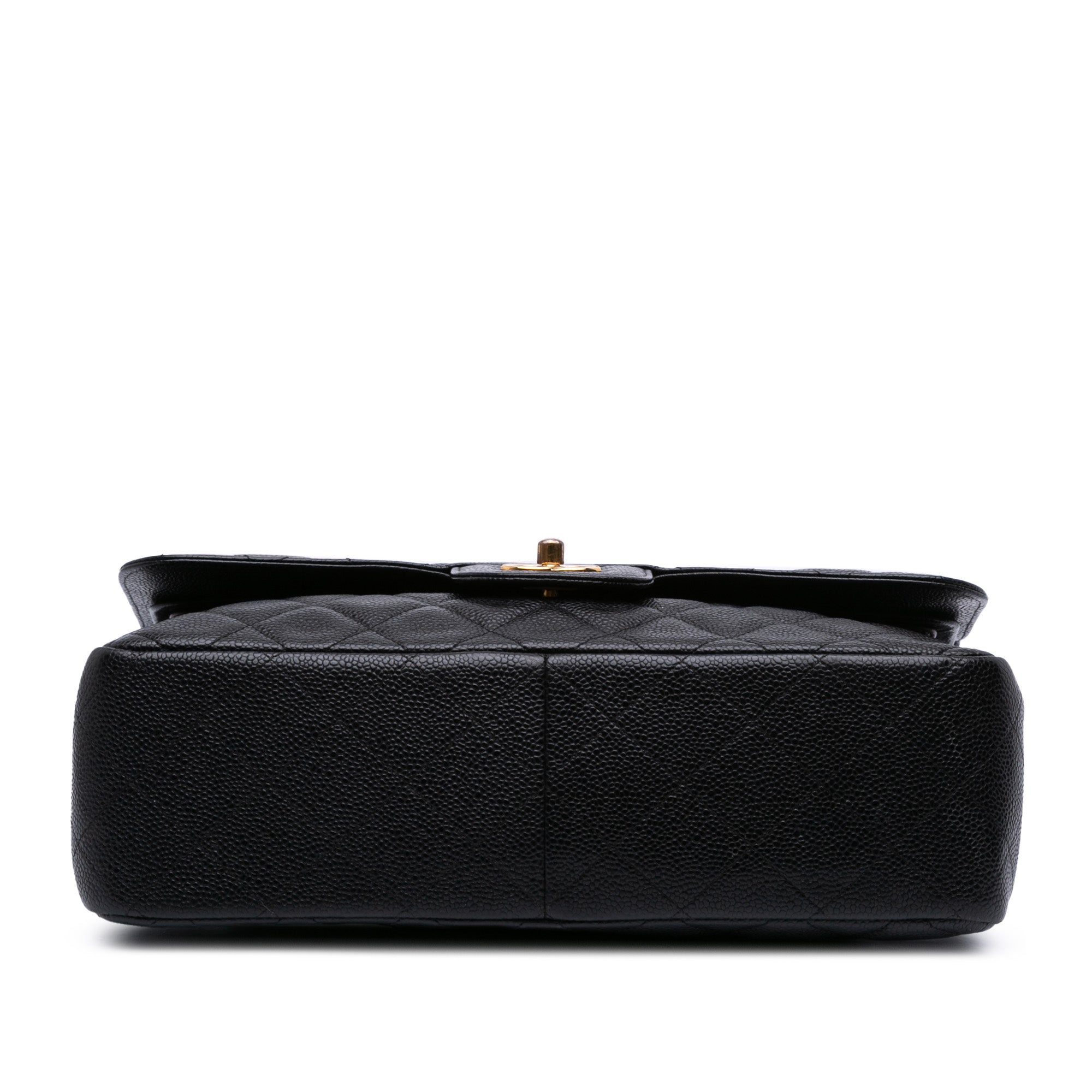 Jumbo Classic Caviar Double Flap