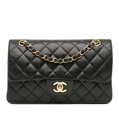 Small Classic Lambskin Double Flap
