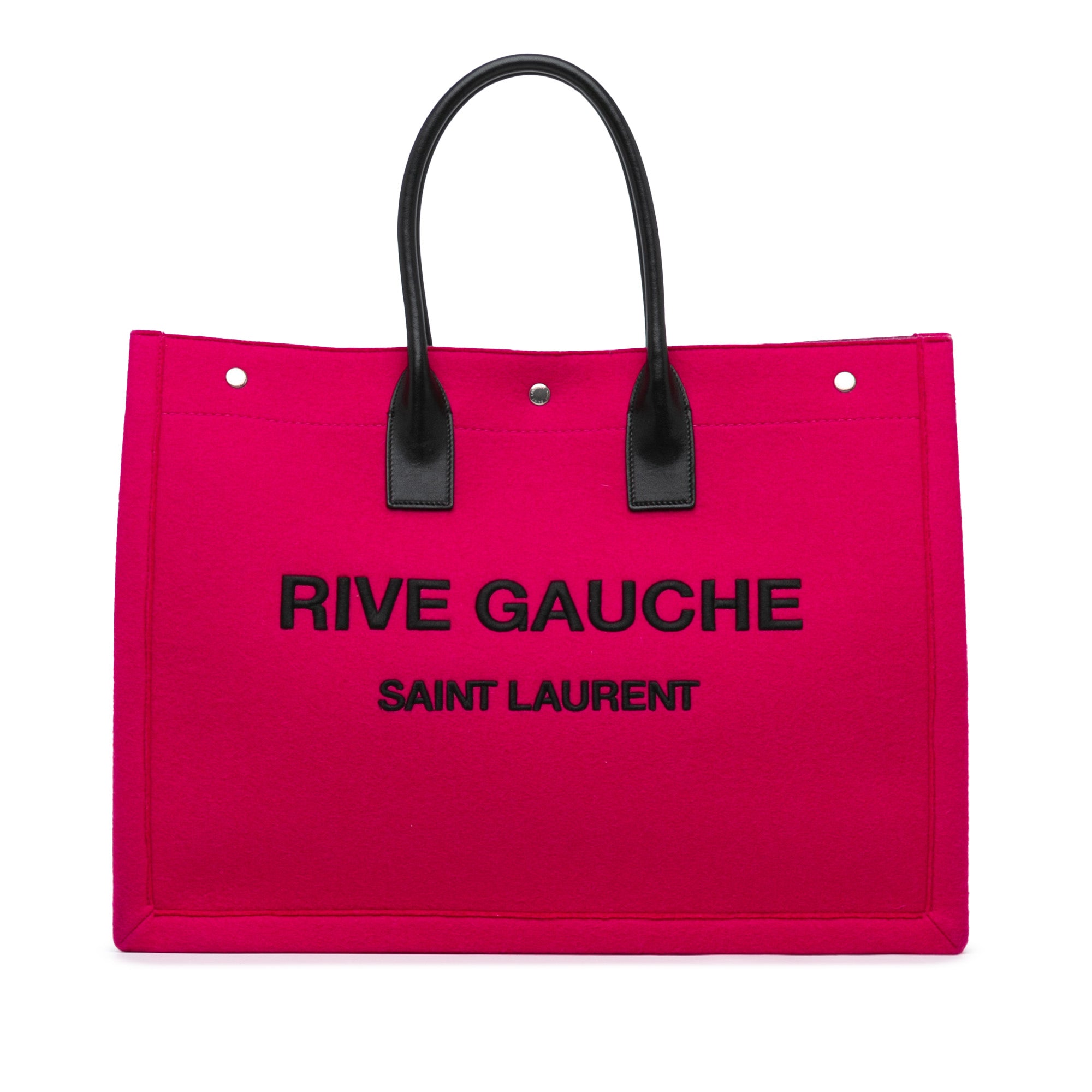 Large Wool Rive Gauche Tote