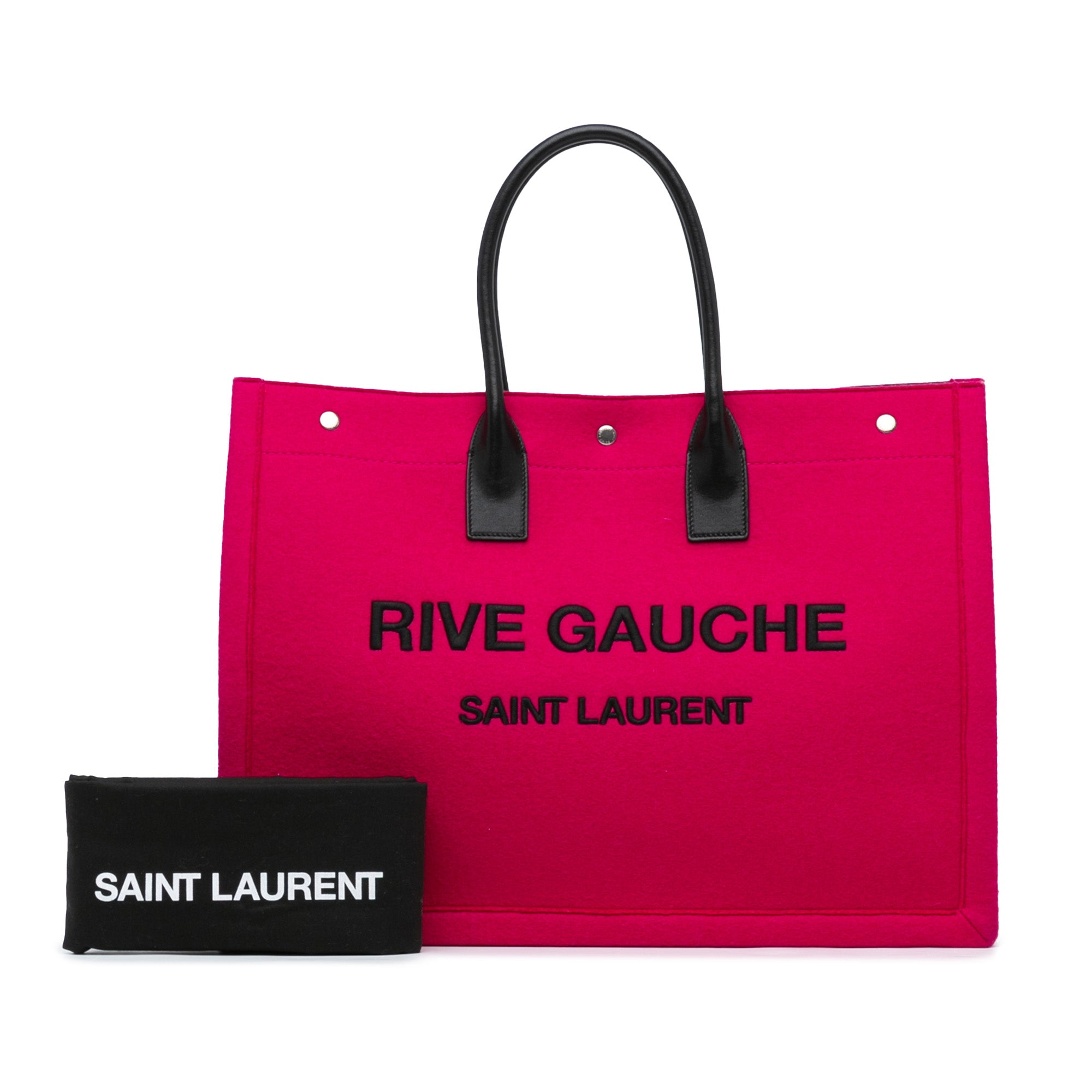 Large Wool Rive Gauche Tote