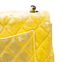 Mini Rectangular Classic Velvet Single Flap