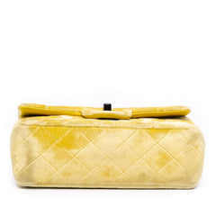 Mini Rectangular Classic Velvet Single Flap