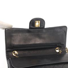 Chanel Vintage Square Classic Double Flap Bag Quilted Leather