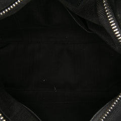 Small Calfskin Graphic Puzzle Satchel