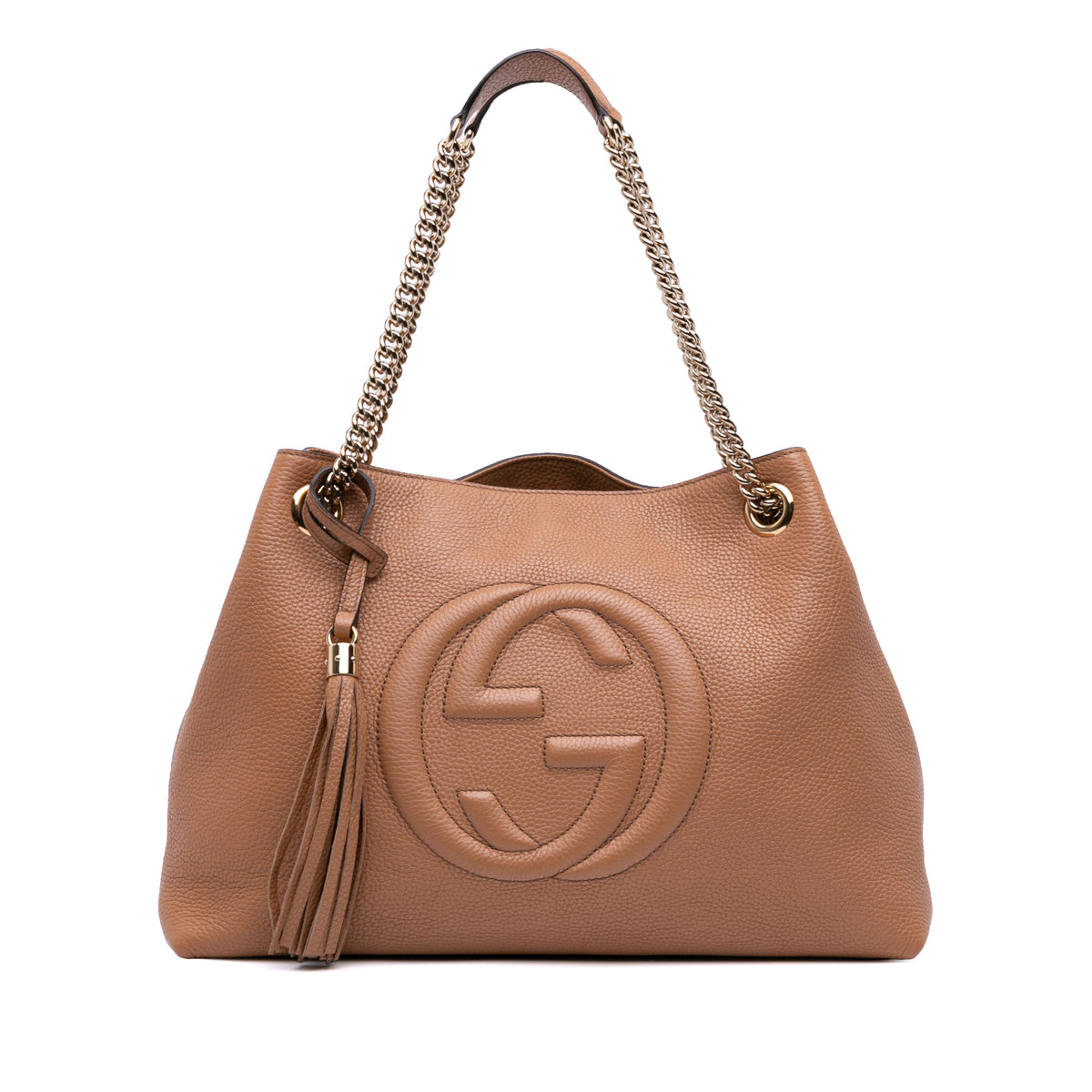 Medium Leather Soho Chain Tote