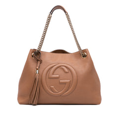 Medium Leather Soho Chain Tote