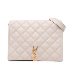 Small Quilted Lambskin Becky Chain Shoulder Bag