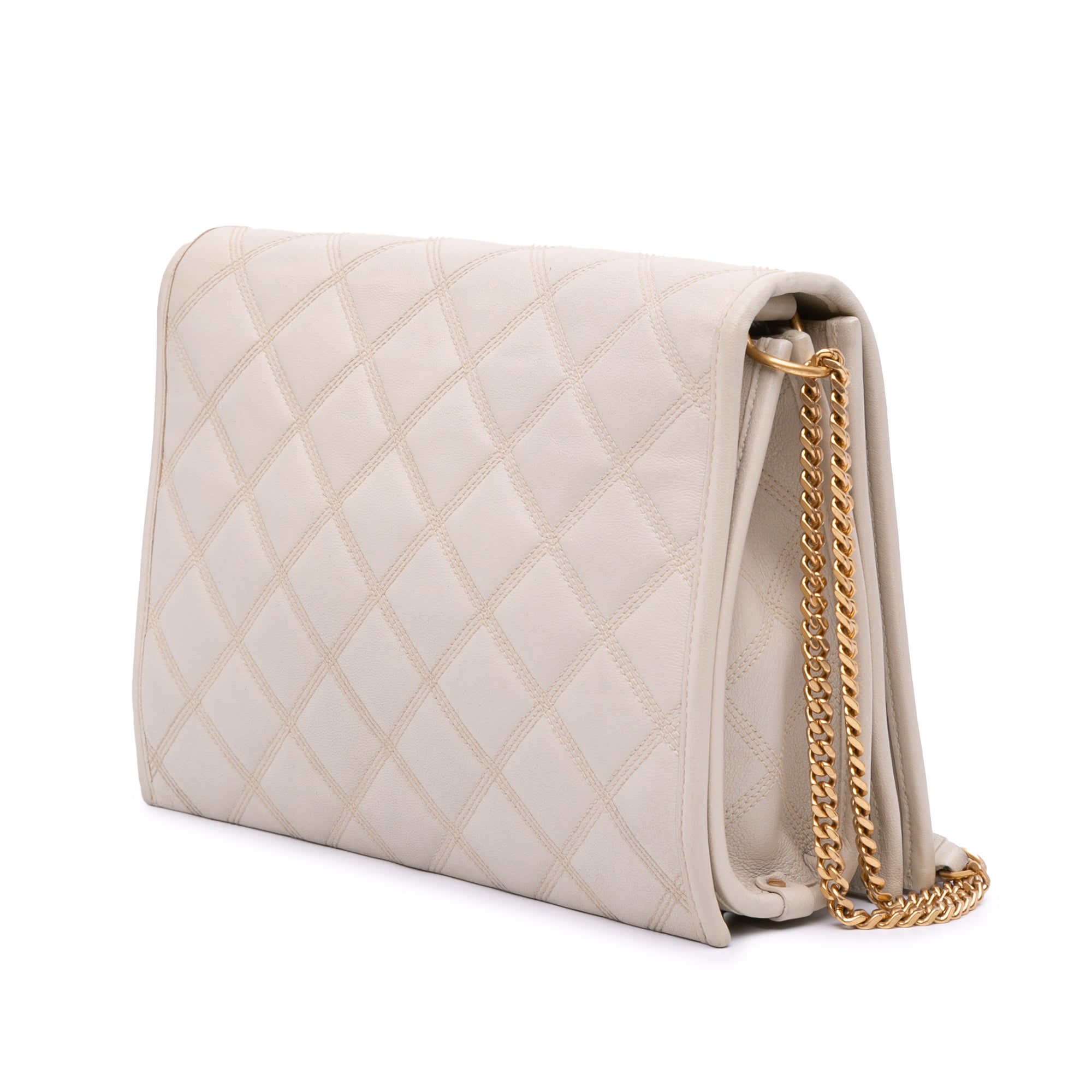 Small Quilted Lambskin Becky Chain Shoulder Bag