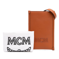 Spanish Calfskin Embossed Logo Aren Lanyard Phone Case
