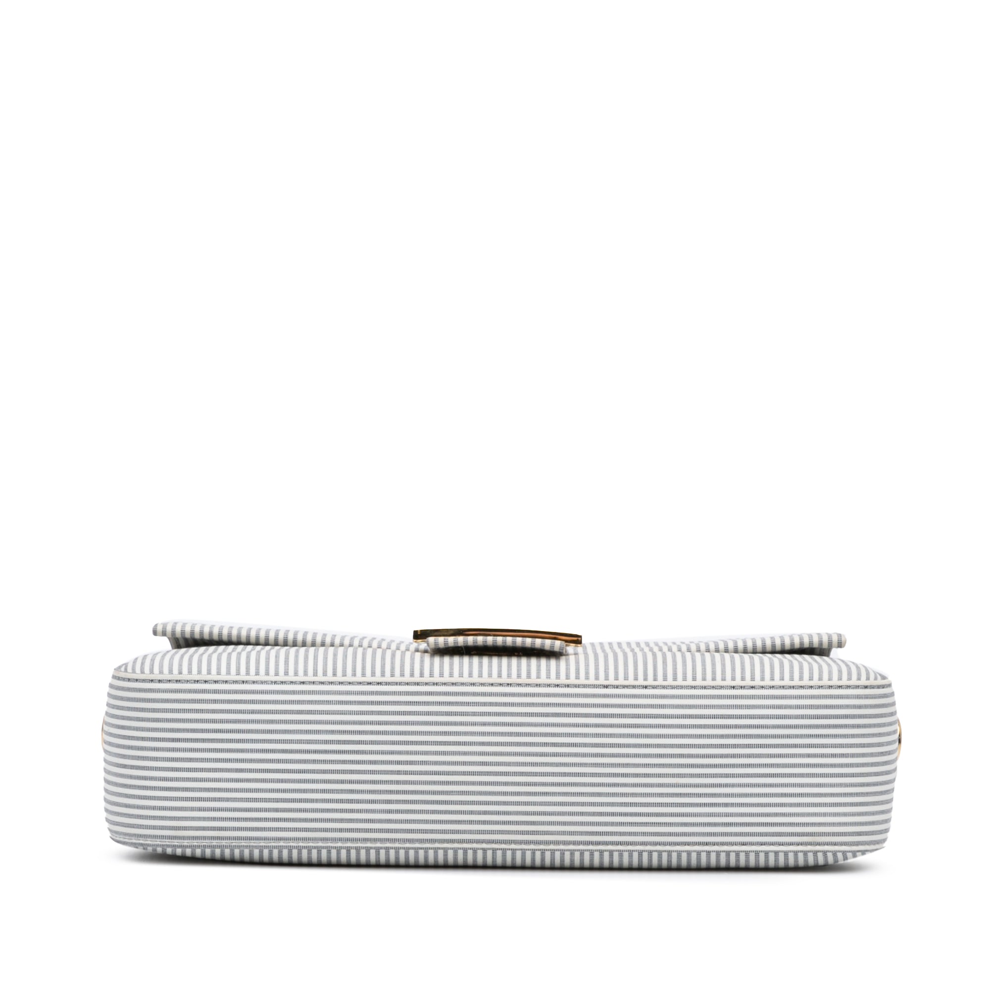 Striped Jersey Baguette Satchel