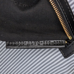 Striped Jersey Baguette Satchel