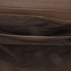 Intrecciato Leather Business Bag