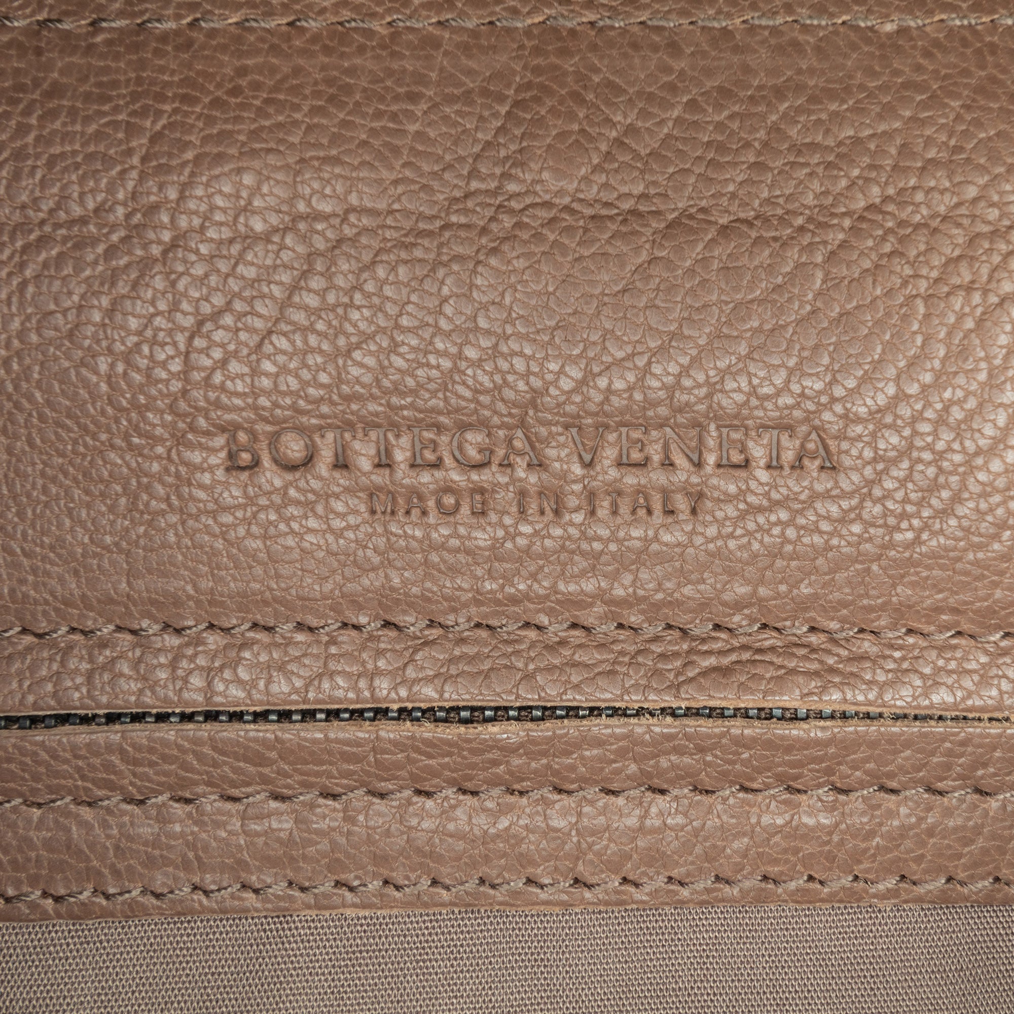 Intrecciato Leather Business Bag