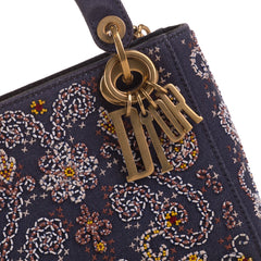 Mini Denim Embroidered Lady Dior_9