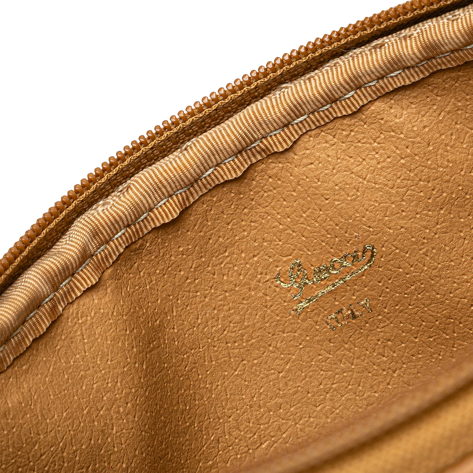 Micro GG Coated Canvas Travel Toiletry Cosmetic Pouch
