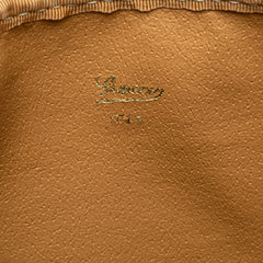 Micro GG Coated Canvas Travel Toiletry Cosmetic Pouch