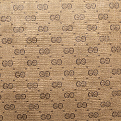 Micro GG Coated Canvas Travel Toiletry Cosmetic Pouch