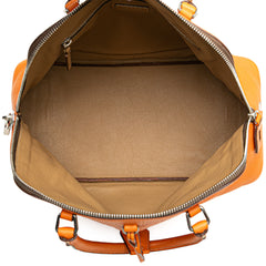 Cinghiale Leather Dome Handbag